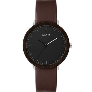 MAM Brown Leather Dress  Watch